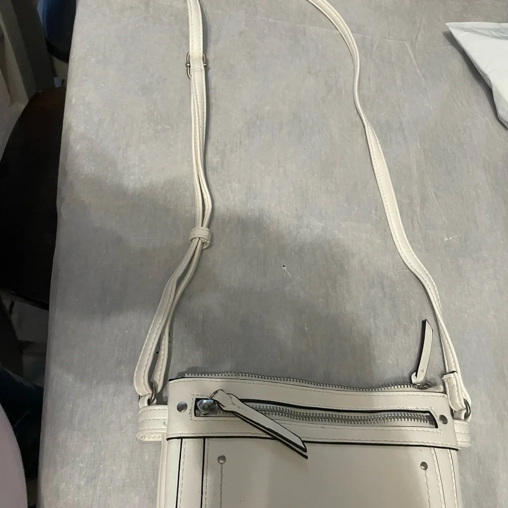 INC International Concepts Elegant White Crossbody Bag